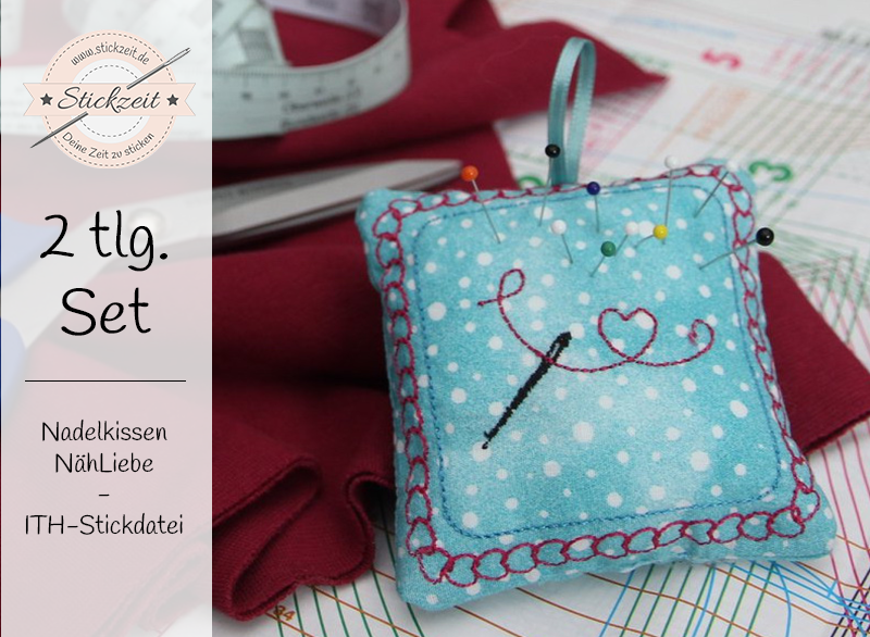 Nadelkissen NähLiebe - ITH-Stickdatei